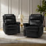 Inglenook 32" Wide Genuine Leather Power Swivel Standard Recliner Set Of 2