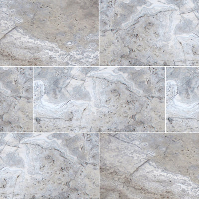 Marzana Sterling 6 in. x 12 in. x 1.18 in. Tumbled Travertine Stone Look Paver (0.5 sq. ft./unit, 1Piece)
