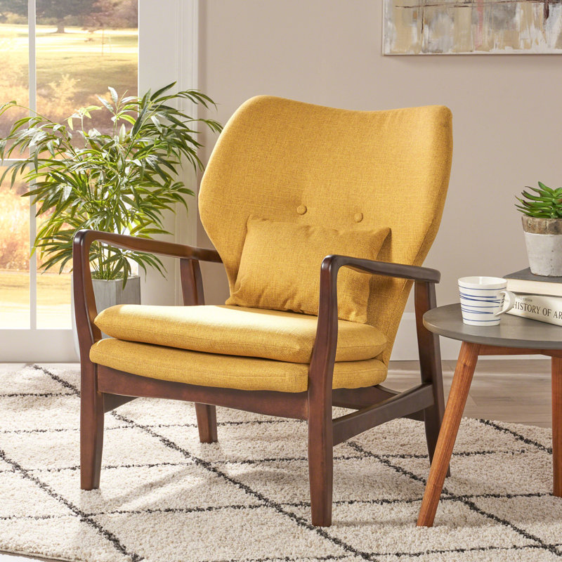 Fauteuil rembourré CLUB CHAIR, Brun
