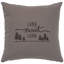 Coussin Wooded River Image - Sweet Cabin - Coton chrome-1093548473