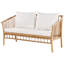 Robby Solid Wood 4 - Person Seating Group with Cushions