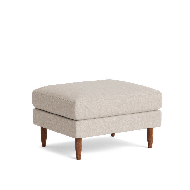 Skinny Fat Ottoman, Performance Weave - Natural