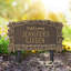 Enseigne de jardin personnalisée ivy treillis welcome-39821304