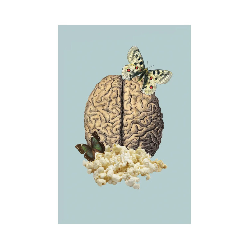 Holy Popcorn by Kiki C Landon - Wrapped Canvas Print, 66.04cm H x 45.72cm W x 1.91cm D