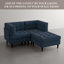 3 Seater Corduroy Sectional-110301330