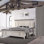 1pc Rustic Industrial Style Brown Finish  Panel Bed(Only Bed)
