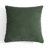 Decorative Compression Hunter Green Corduroy Square Throw Pillow Covers With Inserts-108211494