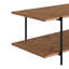 Table basse industrielle de 35,5 pouces Canham