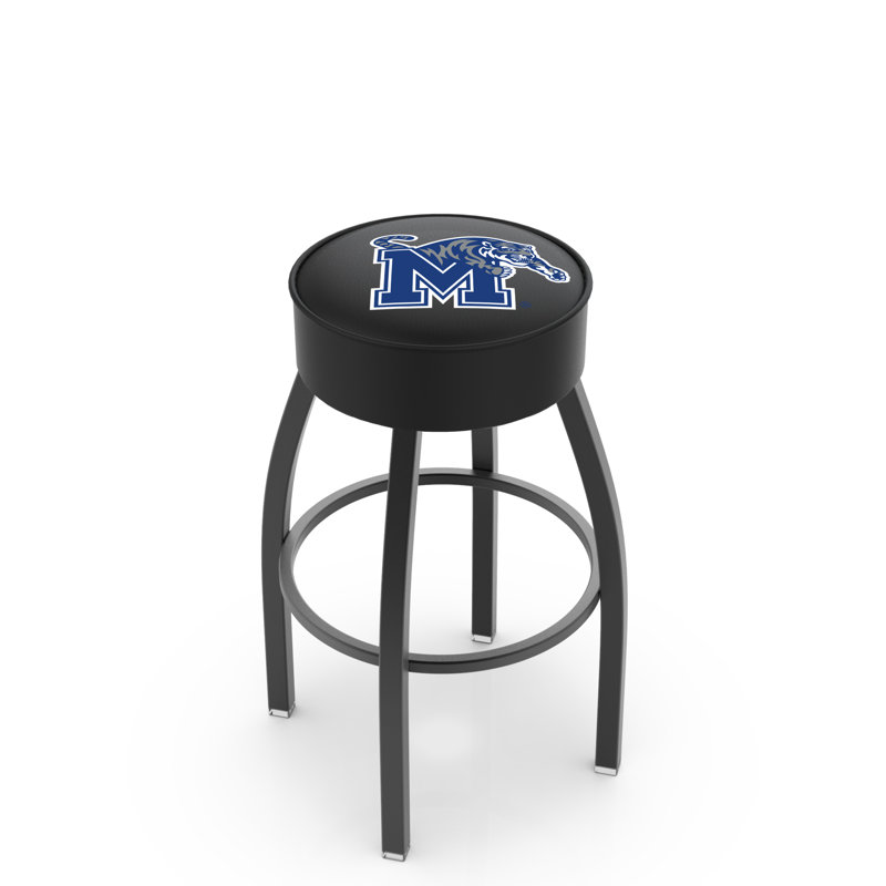 Tabouret de bar et de comptoir NCAA, Memphis, Noir, Tabouret de comptoir (assise de 25 po de hauteur)