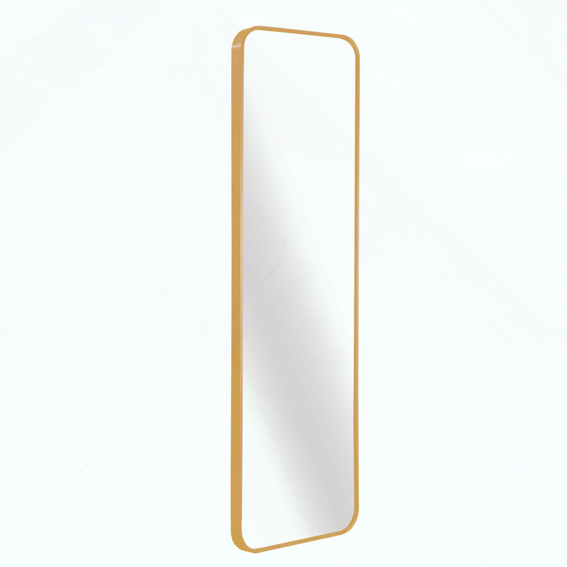 Rectangular Door Mirror, Golden