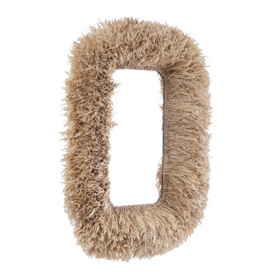 Palm Natural Sisal Rectangular Wall Mirror