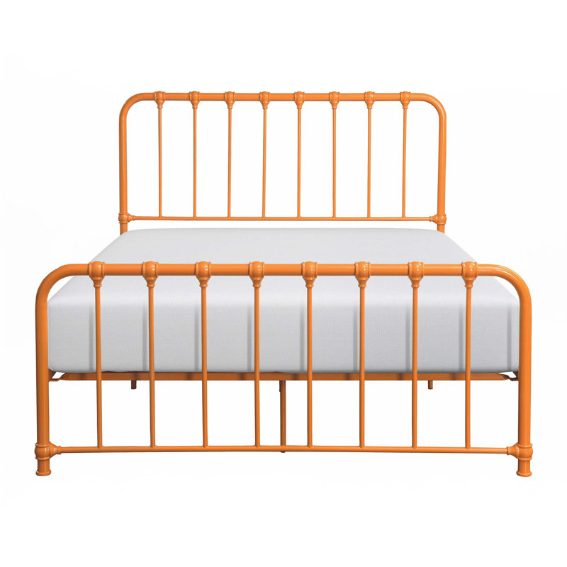 Lit plateforme en métal 1pc (seulement lit), Complète