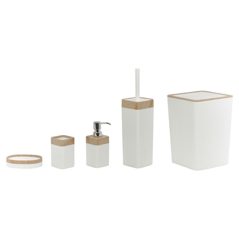Nirgun Bathroom Accessory Set, White
