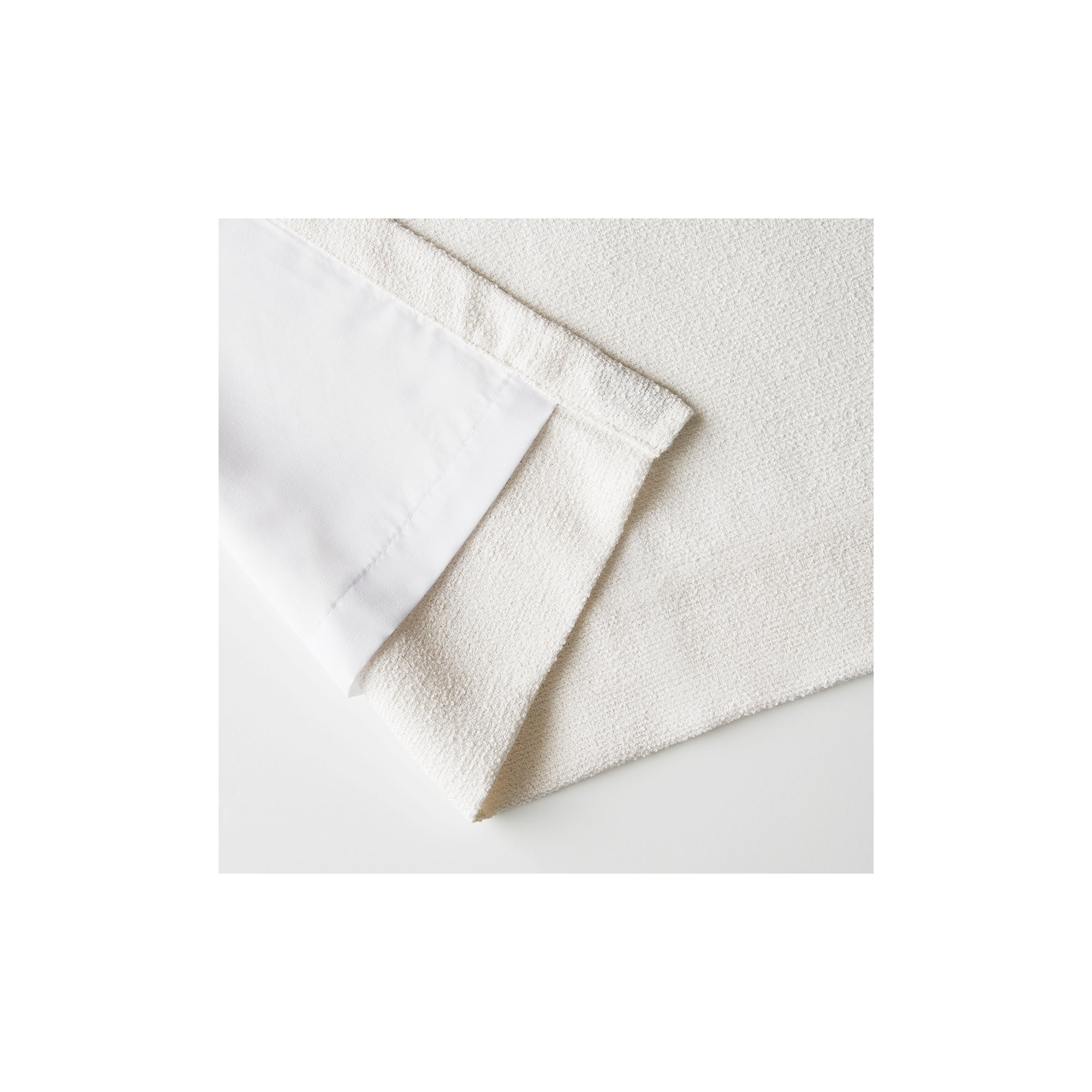 Landon Sunbrella Curtain, 50" W x 108" L, White