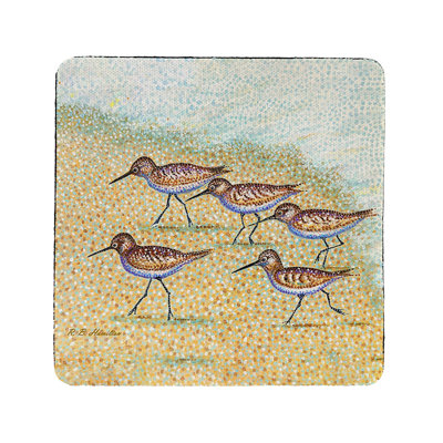 Sous-verre Pointillist Sanderlings