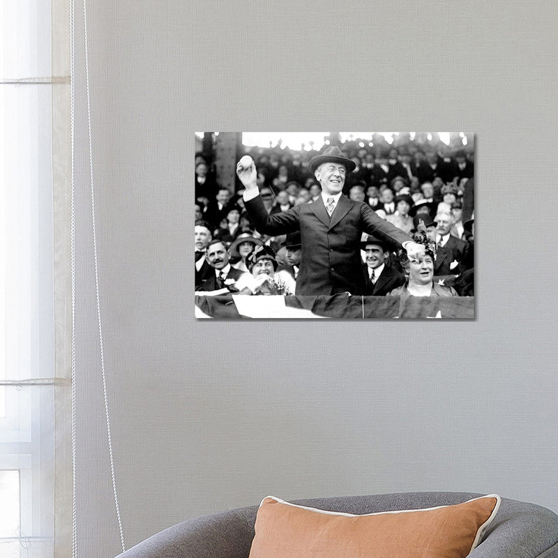 Woodrow Wilson (1856-1924) - Wrapped Canvas Print, 66.04 cm H x 45.72 cm W x 1.91 cm D
