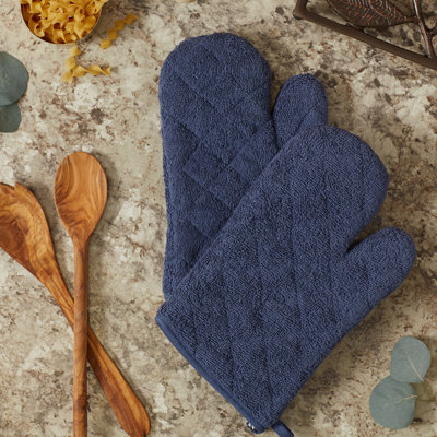Design Imports Cotton Oven Mitt Set
