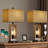 Intissar 25" Resin Lamp USB Touch Table Lamp Set Is Suitable For Bedside, Bedroom And Living Room