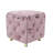 Velvet Comfortable Soft Upholstered Ottoman-2076550839