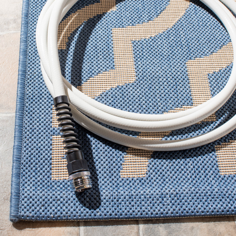 Herefordshire Performance Geometric Indoor/Outdoor Area Rug, Rectangle 2'7" x 5'