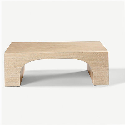 Inca Travertine Stone Coffee Table