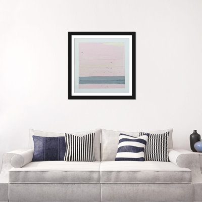 « coucher de soleil ii », impression sur toile