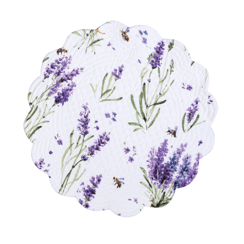 Ensemble de 6 napperons lavande Fields
