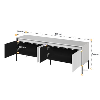 Alterizio Unfinished TV Stand