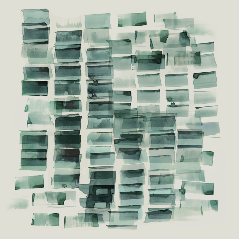 Sea Glass I, 12" H x 12" W