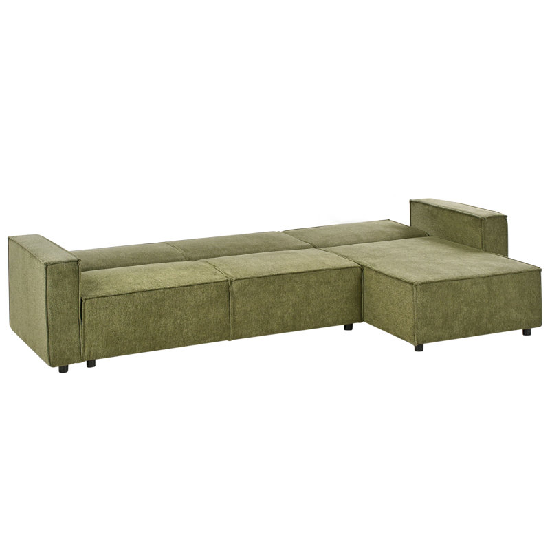 ROMEDAL II 3 Seater Sofa Bed, Right Hand Facing, Green