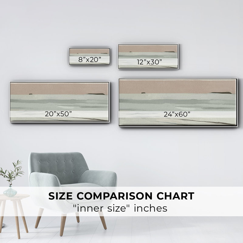 «Mute Tonal Horizon II», toile encadrée, H 8 po x l 20 po