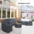 Wicker/Rattan Conversation Set Seating Group Cover