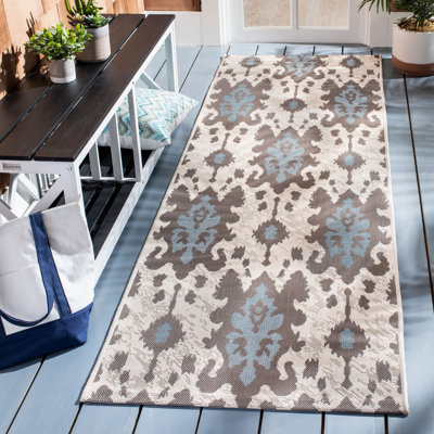 Tapis intérieur / extérieur beige Arneshia