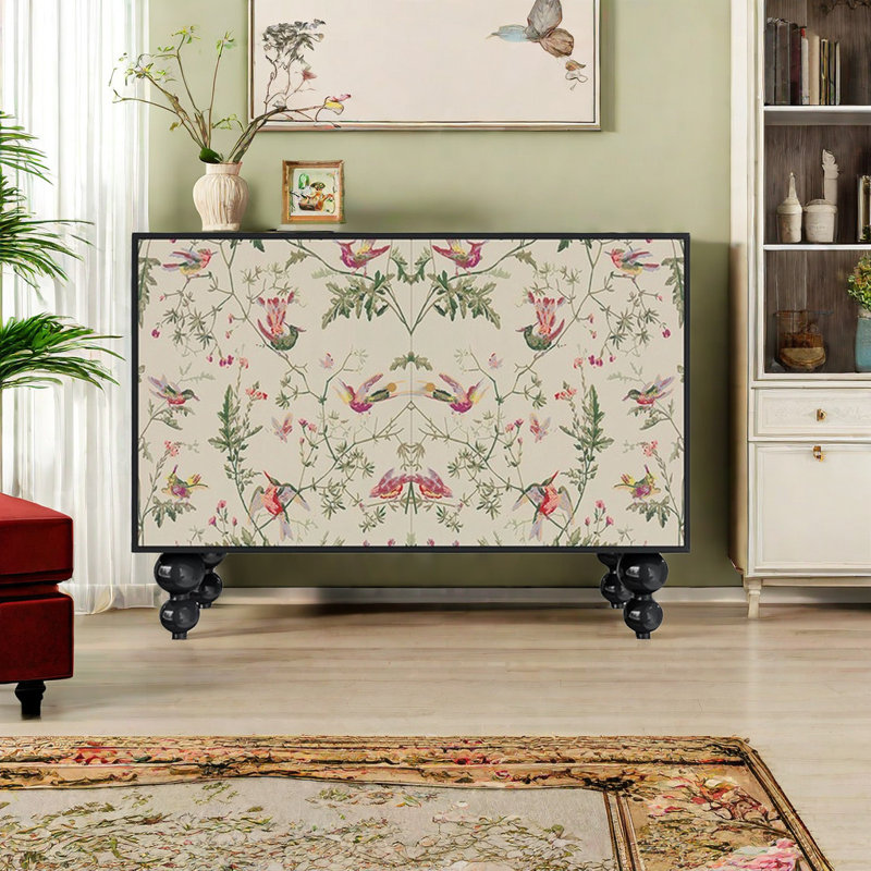 Solid Wood Accent Cabinet