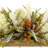 Fall Centerpiece with Hydrangeas and Pampas in a Wood Planter