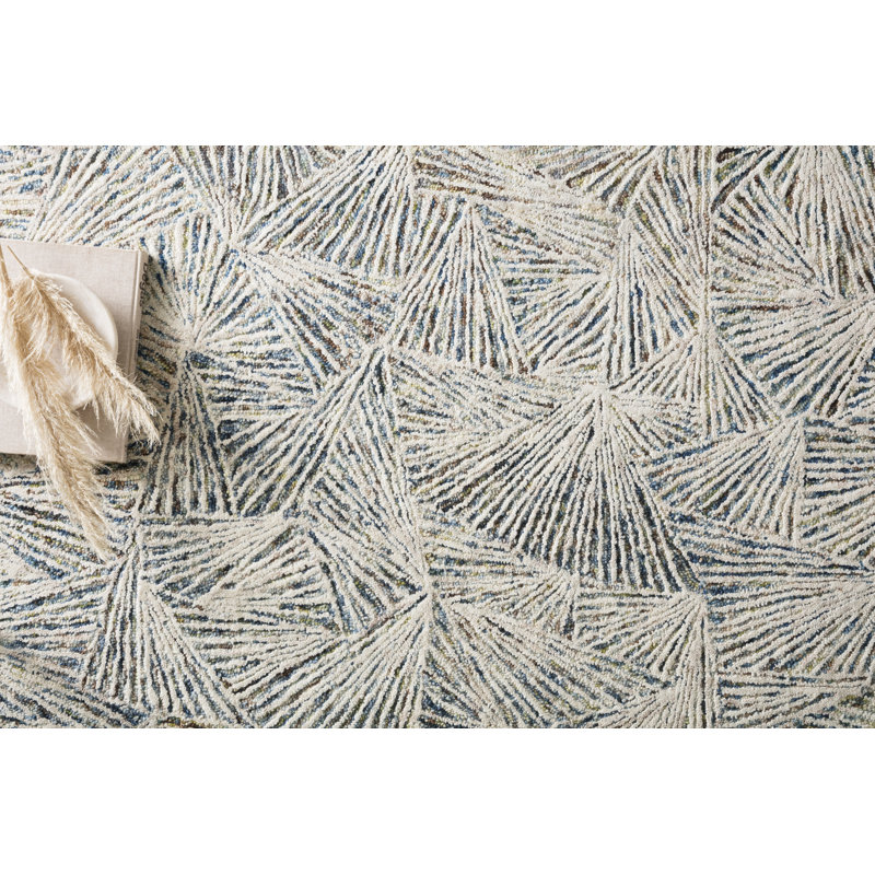 Maximillian Wool Geometric Indoor Rug, Rectangle 5' x 7'6"