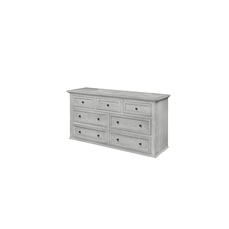 Commode 7 tiroirs Modern, Blanc éclatant