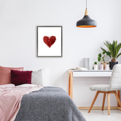 Cluster of Hearts Shape Floating Frame, design by Christine Simpson Art