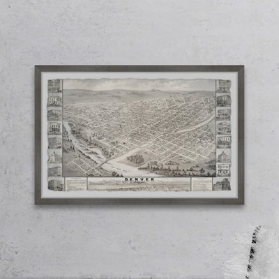 «Must See in Denver» par Marmont Hill - reproduction de cadre photo sur papier