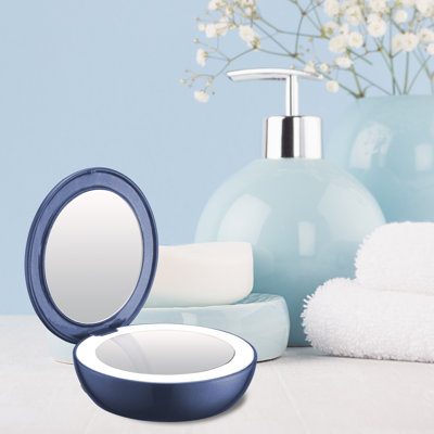 Conair Unbound Compact Rechargeable LED Travel Mirror
