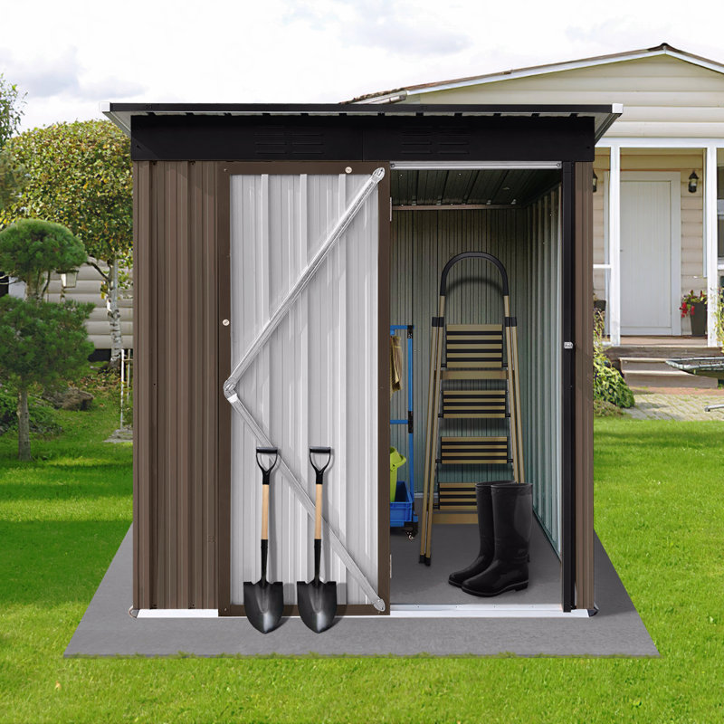 Remises de jardin en métal 5 pi x 4 pi