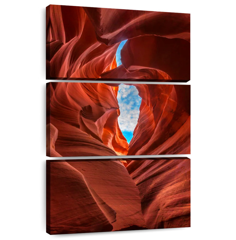 Sky View From Canyon Slot, 38" H x 24" W