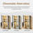 67" Tall Gray Bookcase With Doors, LED & 8 Adjustable Shelves Storage Cabinet For Living Room, Office, Bedroom-731006079