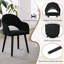 49.5cm H Modern Solid Wood Legs Upholstered Dining Chair with Arm-1682526810
