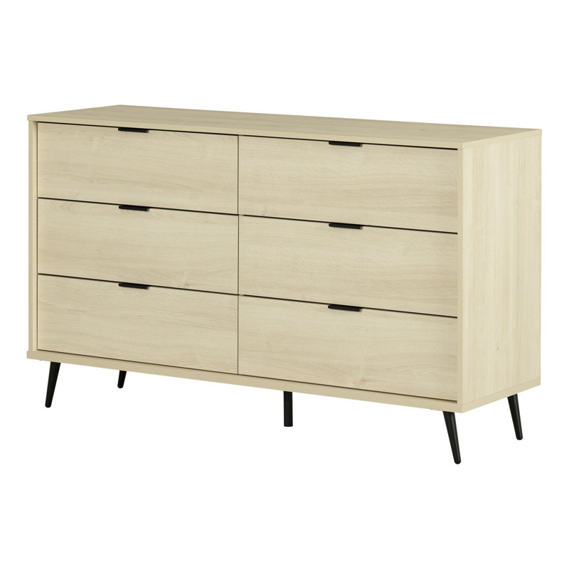 Oxford  6-Drawer Dresser, Beige