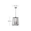 Walker 3-Light Outdoor Hanging Lantern