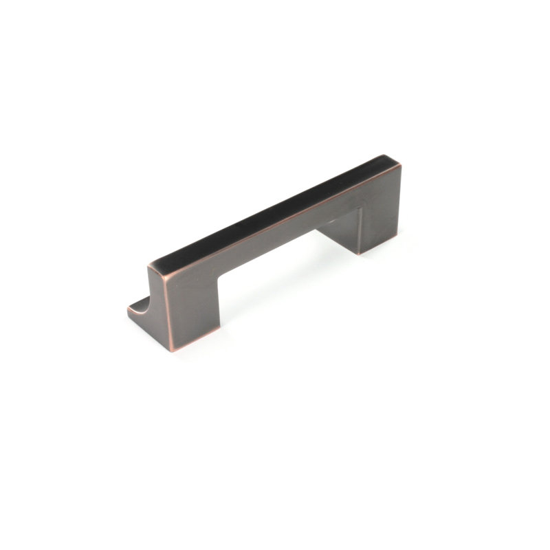 Swoop Kitchen Cabinet Handles, Solid Core Drawer Pulls for Cabinet Doors, 3" & 3-3/4" (96mm), Oil-Rubbed Bronze
