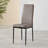 Tierra Sleek Metal and White Gloss Round Dining Table Set with 6 Faux Leather Dining Chairs-1906931491