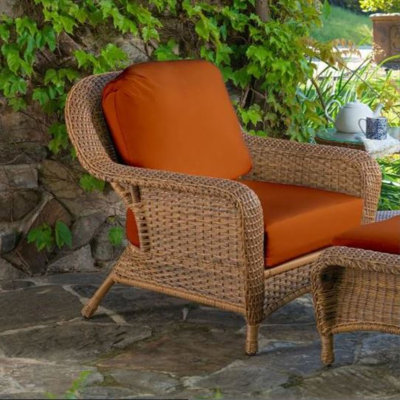 Sea Pines Premium All-Weather Wicker Outdoor Lounge Chair