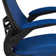 Mid-Back Mesh Ergonomic Drafting Chair with Adjustable Foot Ring and Flip-Up Arms